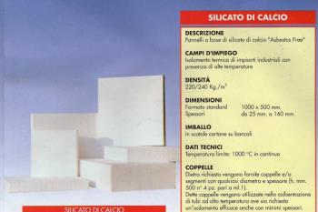 Silicato di calcio per alte temperature