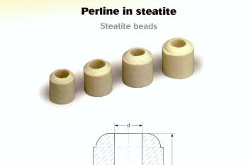 Perline in steatite di diametri e formati diversi